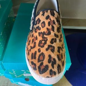 Leopard slip on shoe